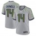 Игровая джерси Seattle Seahawks Sam Darnold Nike Wolf Gray 2025 Rivalries Collection Game