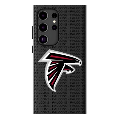 Atlanta Falcons Keyscaper Text Backdrop Galaxy Magnetic Bump Case