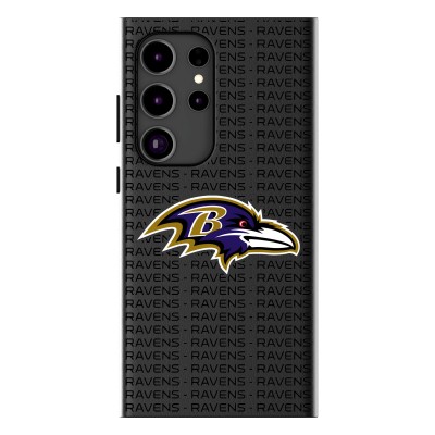 Baltimore Ravens Keyscaper Text Backdrop Galaxy Magnetic Bump Case