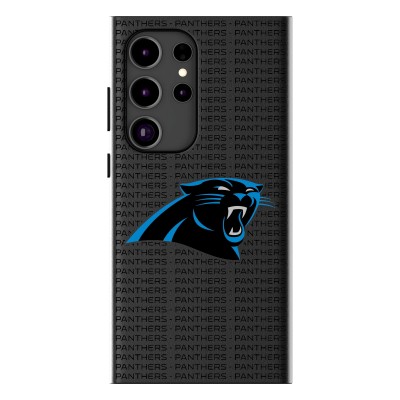 Carolina Panthers Keyscaper Text Backdrop Galaxy Magnetic Bump Case