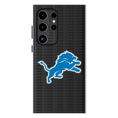 Detroit Lions Keyscaper Text Backdrop Galaxy Magnetic Bump Case