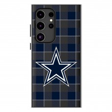Dallas Cowboys Keyscaper Plaid Galaxy Magnetic Bump Case