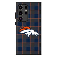 Denver Broncos Keyscaper Plaid Galaxy Magnetic Bump Case