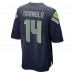 Seattle Seahawks Sam Darnold Nike College Navy Team Game Jersey