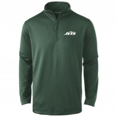 New York Jets Dunbrooke Green All-Star Tech Quarter-Zip Pullover New York Jets Dunbrooke Green All-Star Tech Quarter-Zip Pullover
