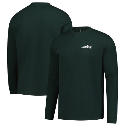 New York Jets Dunbrooke Green Cavalier Waffle Long Sleeve T-Shirt
