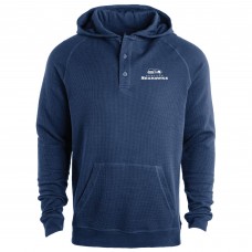Seattle Seahawks Dunbrooke Navy Montana Raglan Thermal Hoodie