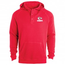 Kansas City Chiefs Dunbrooke Red Montana Raglan Thermal Hoodie