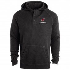 Arizona Cardinals Dunbrooke Black Montana Raglan Thermal Hoodie