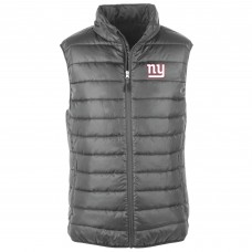 New York Giants Dunbrooke Graphite Alberta Full-Zip Puffer Vest