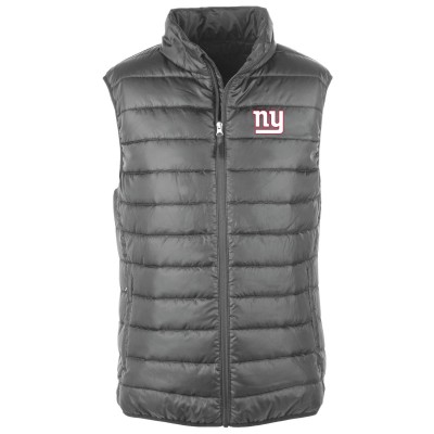 New York Giants Dunbrooke Graphite Alberta Full-Zip Puffer Vest