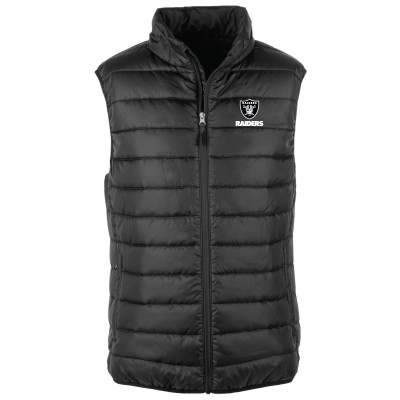 Las Vegas Raiders Dunbrooke Black Alberta Full-Zip Puffer Vest