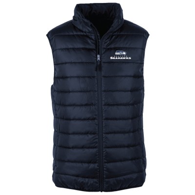 Seattle Seahawks Dunbrooke Navy Alberta Full-Zip Puffer Vest