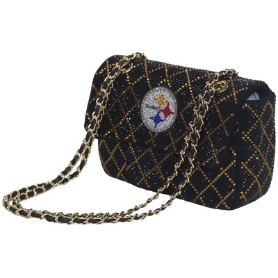 Pittsburgh Steelers Cuce Crystal Crossbody Purse