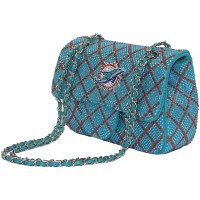 Miami Dolphins Cuce Crystal Crossbody Purse