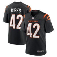 Cincinnati Bengals Oren Burks Nike Black Team Game Jersey
