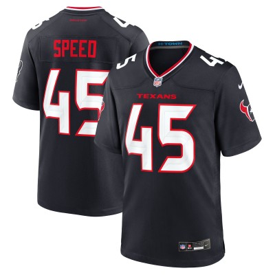 Игровая джерси Houston Texans E.J. Speed Nike Navy Team Game
