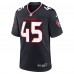 Игровая джерси Houston Texans E.J. Speed Nike Navy Team Game