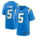 Los Angeles Chargers Trey Lance Nike Powder Blue Team Game Jersey
