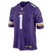 Minnesota Vikings Jalen Nailor Nike Purple Team Game Jersey