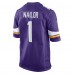 Minnesota Vikings Jalen Nailor Nike Purple Team Game Jersey