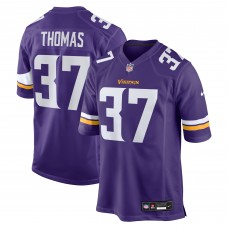 Minnesota Vikings Tavierre Thomas Nike Purple Team Game Jersey