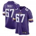 Minnesota Vikings Justin Skule Nike Purple Team Game Jersey