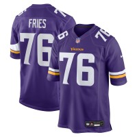 Minnesota Vikings Will Fries Nike Purple Team Game Jersey