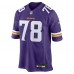 Minnesota Vikings Ryan Kelly Nike Purple Team Game Jersey