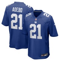 New York Giants Paulson Adebo Nike Royal Team Game Jersey