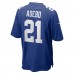 New York Giants Paulson Adebo Nike Royal Team Game Jersey