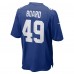 New York Giants Chris Board Nike Royal Team Game Jersey