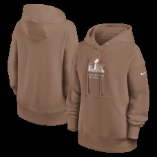Женская Super Bowl LX Nike Brown Phoenix Hoodie Женская Super Bowl LX Nike Brown Phoenix Hoodie