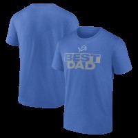 Футболка Detroit Lions Blue Greatest Dad
