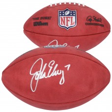 John Elway Denver Broncos Autographed Fanatics Authentic Wilson Duke Full Color Football