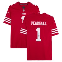 Ricky Pearsall San Francisco 49ers Autographed Fanatics Authentic Scarlet Nike Game Jersey