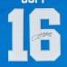 Игровая джерси Jared Goff Detroit Lions Autographed Fanatics Authentic Blue Nike Vapor F.U.S.E. Limited