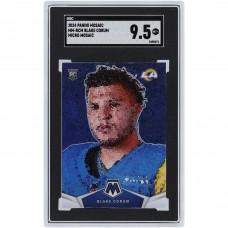 Blake Corum Los Angeles Rams 2024 Panini Mosaic Micro Mosaic #MM-BCM SGC Authenticated 9.5 Rookie Card