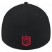 Бейсболка Kansas City Chiefs New Era Black Stripes 39THIRTY