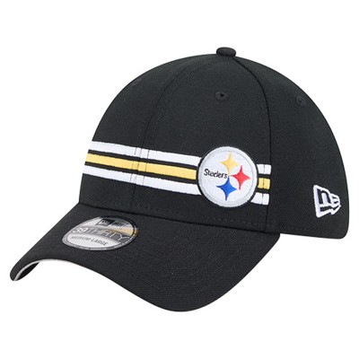 Бейсболка Pittsburgh Steelers New Era Black Stripes 39THIRTY