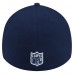 Бейсболка Seattle Seahawks New Era College Navy Stripes 39THIRTY