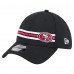 Бейсболка San Francisco 49ers New Era Black Stripes 39THIRTY