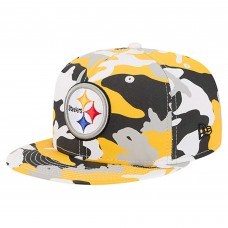 Бейсболка Pittsburgh Steelers New Era Gold/Black 59FIFTY