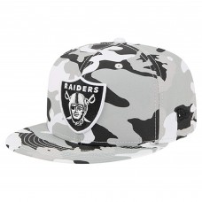 Бейсболка Las Vegas Raiders New Era Silver/Black 59FIFTY