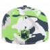 Бейсболка Seattle Seahawks New Era Neon Green/College Navy 59FIFTY