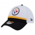 Бейсболка Pittsburgh Steelers New Era White/Black Dashmark Rays 39THIRTY