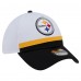Бейсболка Pittsburgh Steelers New Era White/Black Dashmark Rays 39THIRTY