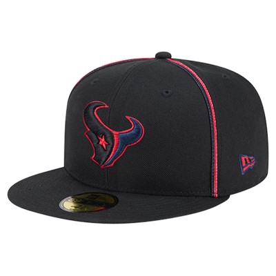 Бейсболка Houston Texans New Era Black Soutache 59FIFTY
