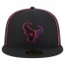 Бейсболка Houston Texans New Era Black Soutache 59FIFTY