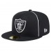 Бейсболка Las Vegas Raiders New Era Black Soutache 59FIFTY